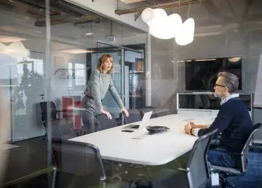 Meeting im Meetingraum