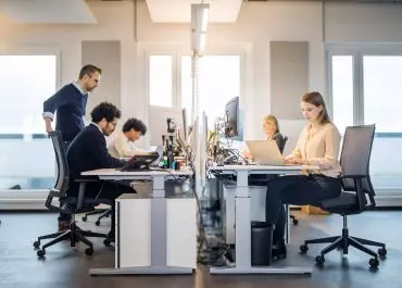 Blick in den Coworking-Space